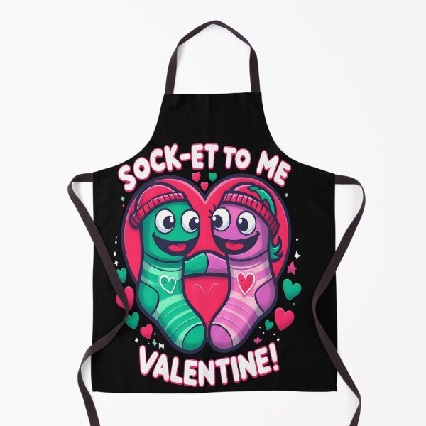 Item preview, Sock-Et To Me Valentine - Funny Valentine Socks Couple  designed and sold by AlphaTeez.