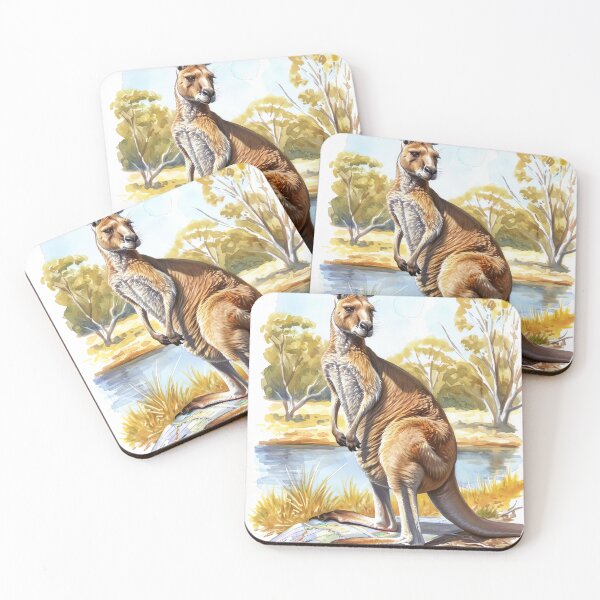 Item preview, Kangaroo Adventure designed and sold by cute-animals99.