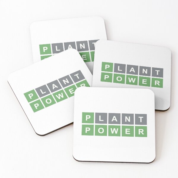 Item preview, Vegan Wordle Plant Power designed and sold by humnoo.