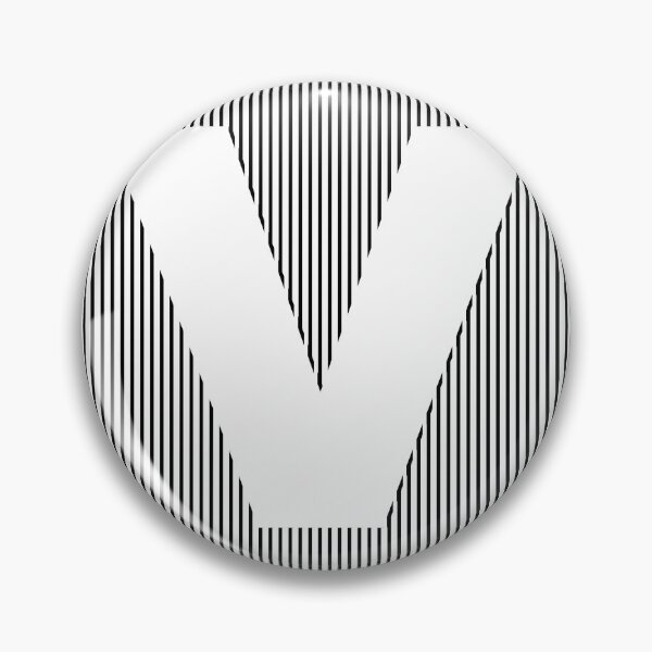 Item preview, LETTER-WHITE-V designed and sold by LionsTeam.