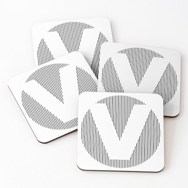 Item preview, LETTER-WHITE-V designed and sold by LionsTeam.