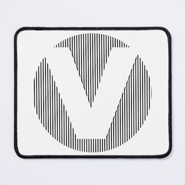 Item preview, LETTER-WHITE-V designed and sold by LionsTeam.