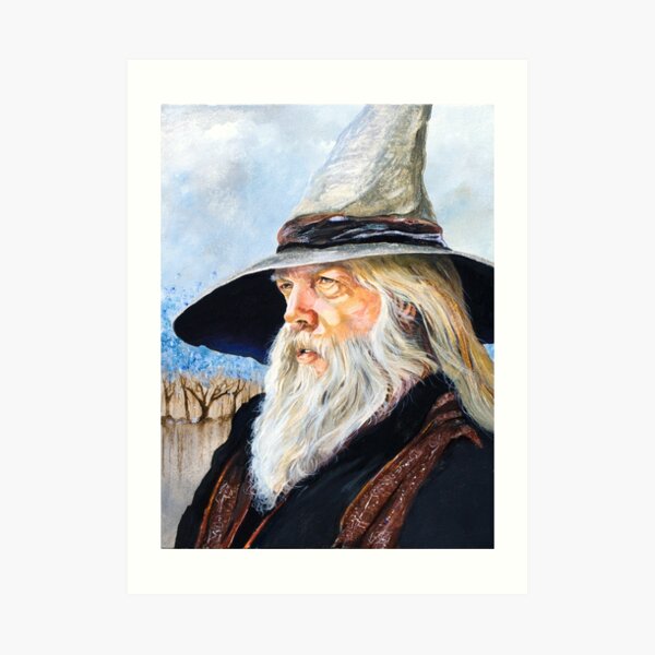 JR the Wizard Bard Art Print
