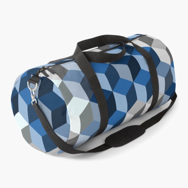 Item preview, Winter Blues 3D Cube Pattern designed and sold by Phil Tessier Too.