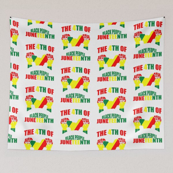 Item preview, The 4TH July Was Never About Black People Juneteenth Vintage designed and sold by roboartpixel.