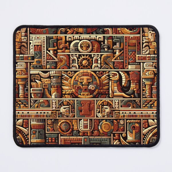 Item preview, seamless pattern ancient maya tribe designed and sold by rizaldz.