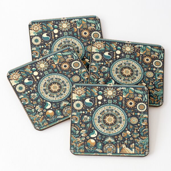 Item preview, seamless pattern ancient maya tribe designed and sold by rizaldz.