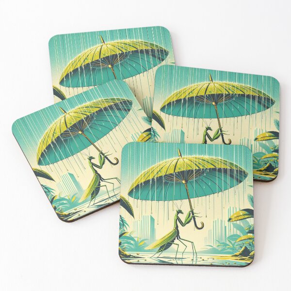 Item preview, Mantis in the rain designed and sold by TOMASZ-ART.