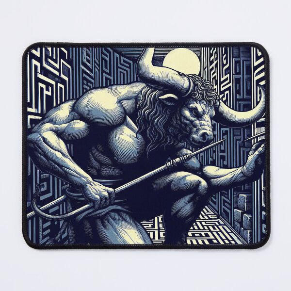 Item preview, "Labyrinth's Legend: Minotaur's Strength Endures." designed and sold by LuharBrothers.