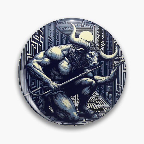 Item preview, "Labyrinth's Legend: Minotaur's Strength Endures." designed and sold by LuharBrothers.