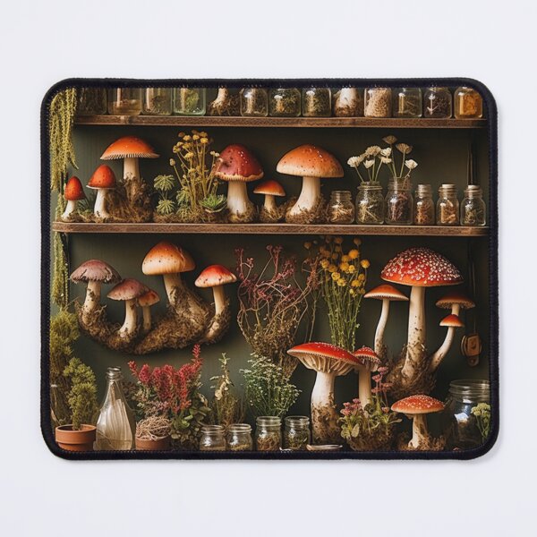 Item preview, Vintage style mushroom shelf designed and sold by DreamVoyage.