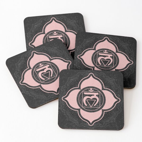 Item preview, Root Chakra Mandala - Coal + Rose designed and sold by Irene Estelle.