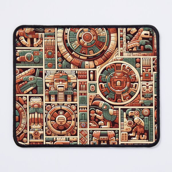 Item preview, seamless pattern ancient maya tribe designed and sold by rizaldz.