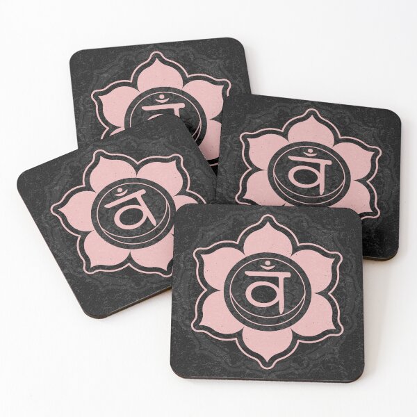 Item preview, Sacral Chakra Mandala - Coal + Rose designed and sold by Irene Estelle.