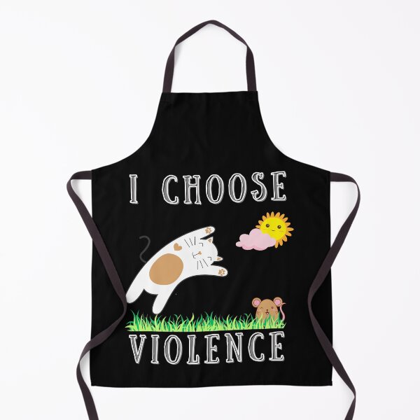 Item preview, I Choose Violence Funny Cat Gifts designed and sold by Kusza.