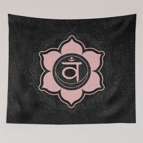 Item preview, Sacral Chakra Mandala - Coal + Rose designed and sold by Irene Estelle.