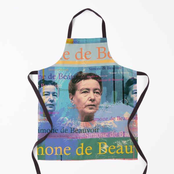 Item preview, Simone de Beauvoir portrait, feminist designed and sold by Mauswohn.