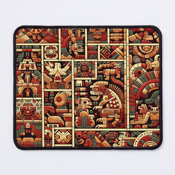 Item preview, seamless pattern ancient maya tribe designed and sold by rizaldz.