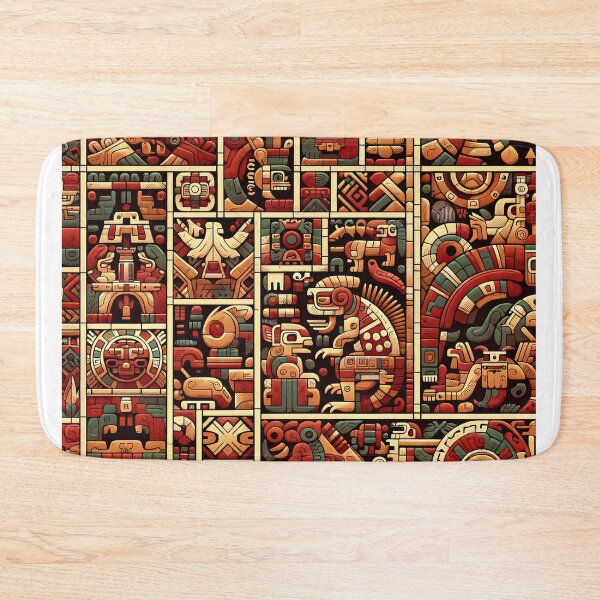 Item preview, seamless pattern ancient maya tribe designed and sold by rizaldz.