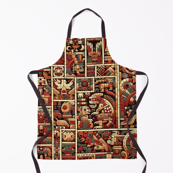 Item preview, seamless pattern ancient maya tribe designed and sold by rizaldz.