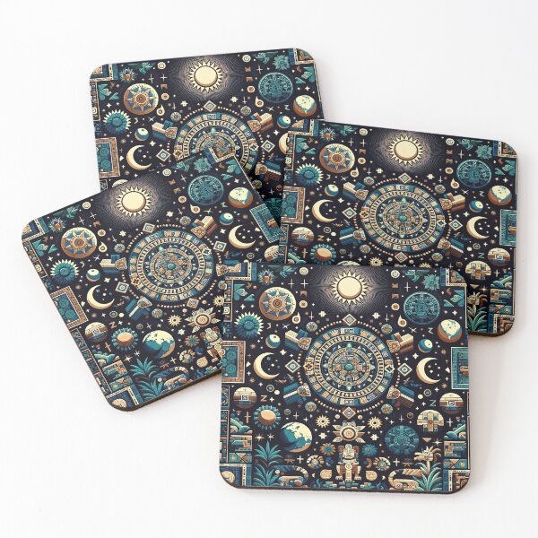 Item preview, seamless pattern ancient maya tribe designed and sold by rizaldz.