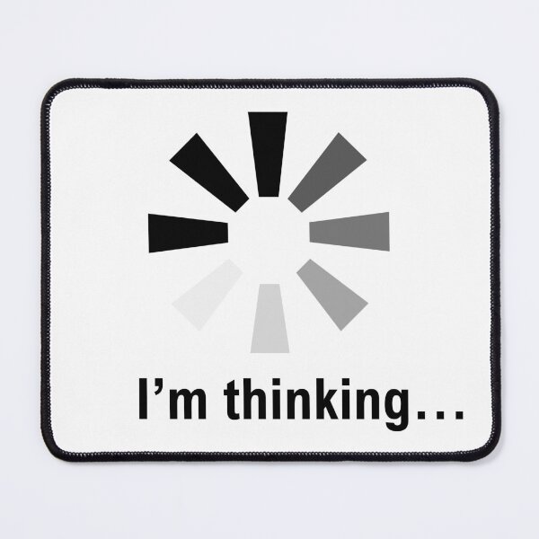 Item preview, I Am Thinking loading Graphic Typography Design designed and sold by ironpalette.