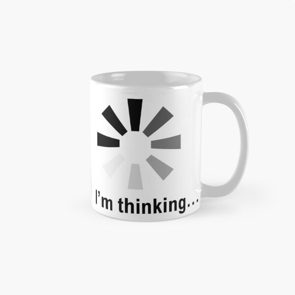 Item preview, I Am Thinking loading Graphic Typography Design designed and sold by ironpalette.