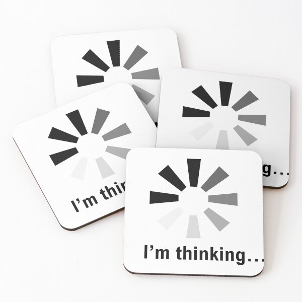 Item preview, I Am Thinking loading Graphic Typography Design designed and sold by ironpalette.