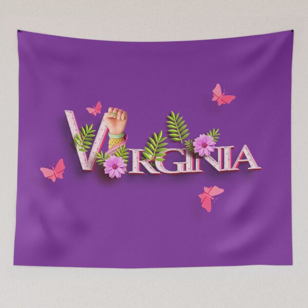 Item preview, Virginia a special design for the most beautiful name , USA  designed and sold by Firas Aljazzar.