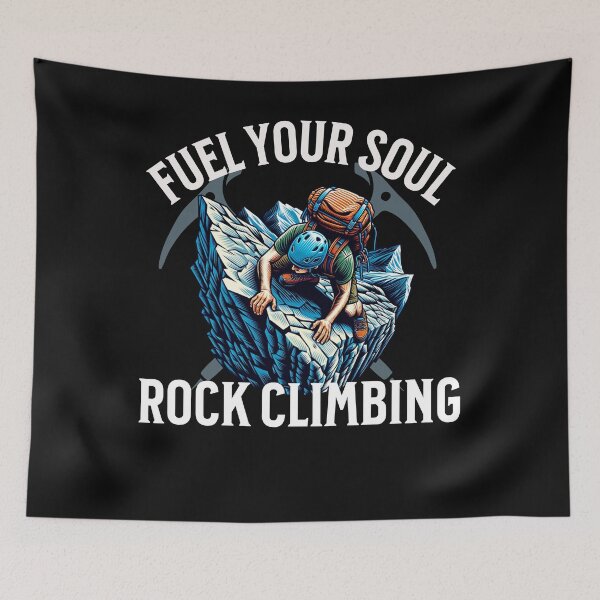 Item preview, Rock climbing to fuel your soul designed and sold by AoraDesign.