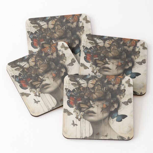 Item preview, Metamorphosis Muse: A Portrait of Butterflies and Dreams designed and sold by oanaunciuleanu.