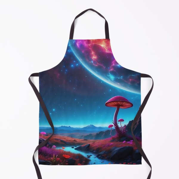 Item preview, Mystical Mycology: Neon Shrooms Under Celestial Skies designed and sold by ArtComixHaven.