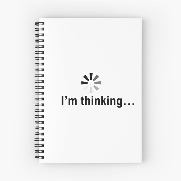 Item preview, I Am Thinking loading Graphic Typography Design designed and sold by ironpalette.