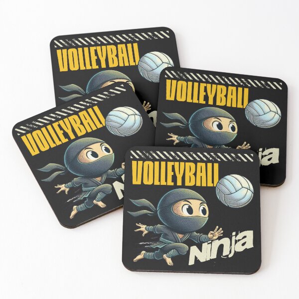 Item preview, VOLLEYBALL NINJA - CUTE KWAII LITTLE VOLLEYBAL PLAYER designed and sold by justyna-s28.