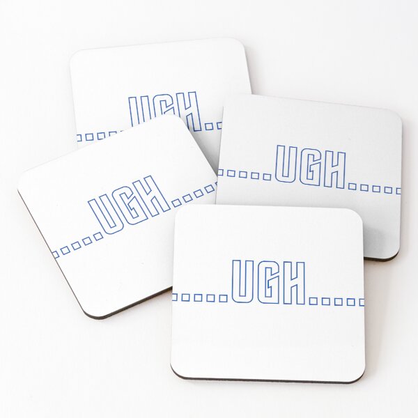 Item preview, Minimalistic 'UGH' Typography Design with Square Elements designed and sold by ironpalette.