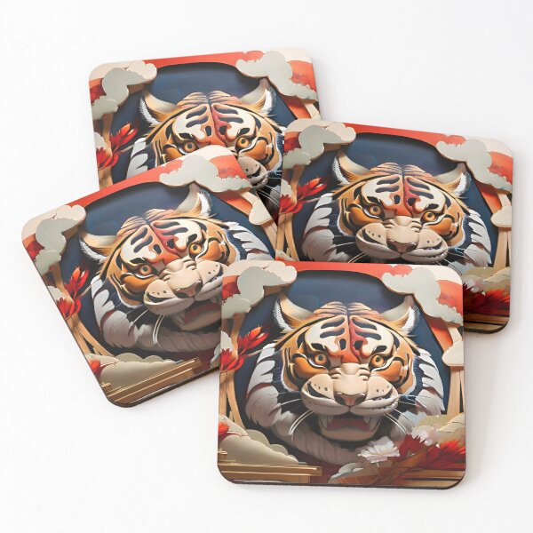 Item preview, Angry tiger 3d illusion  designed and sold by nightspeed.