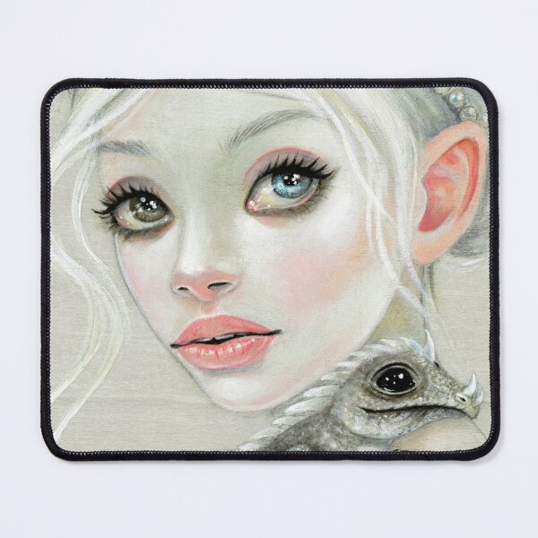 Item preview, Dragon Singer, a girl and her dragon by Kim Turner Art designed and sold by KimTurner.