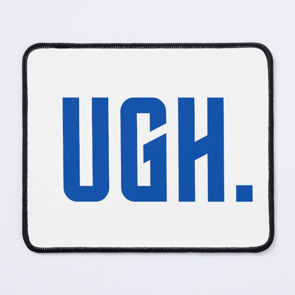 Item preview, Minimalistic 'UGH' Typography Design with Square Elements designed and sold by ironpalette.