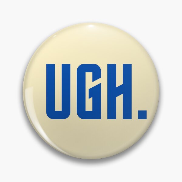 Item preview, Minimalistic 'UGH' Typography Design with Square Elements designed and sold by ironpalette.
