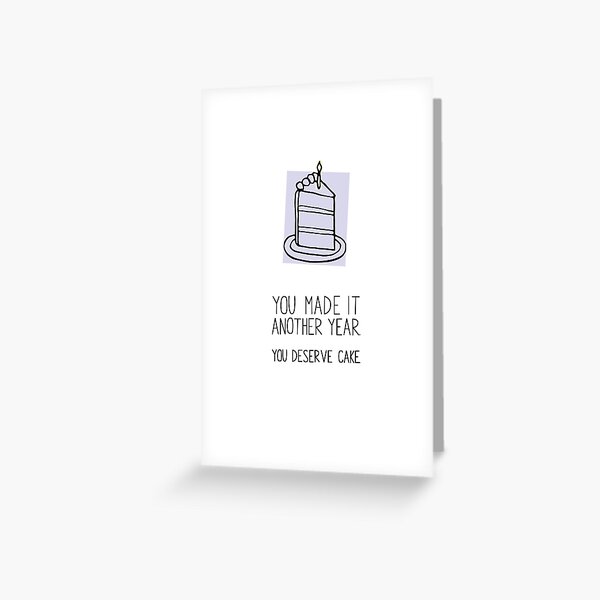 Living is Hard Work Greeting Card