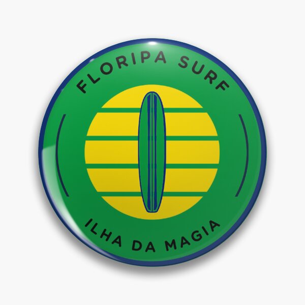 Item preview, Floripa Surf - Ilha da Magia - Santa Catarina, Florianópolis, Brazil retro vintage design designed and sold by Intermundium.