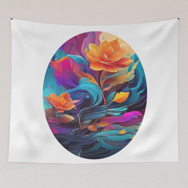 Item preview, Futuristic Flora (932) designed and sold by WASjourney.