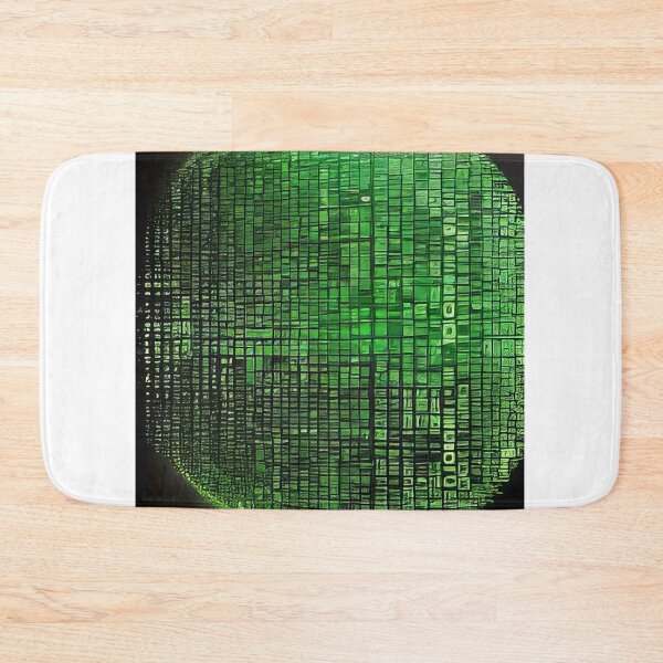 Item preview, Green Matrix Code Sticker (938) designed and sold by WASjourney.