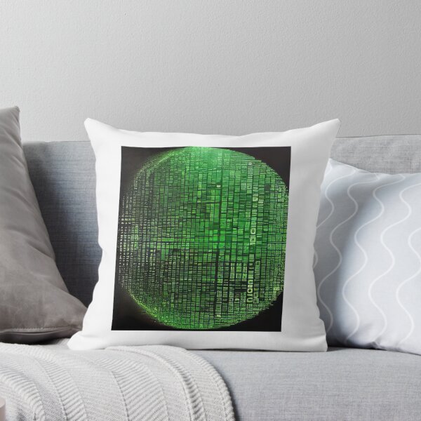 Item preview, Green Matrix Code Sticker (938) designed and sold by WASjourney.
