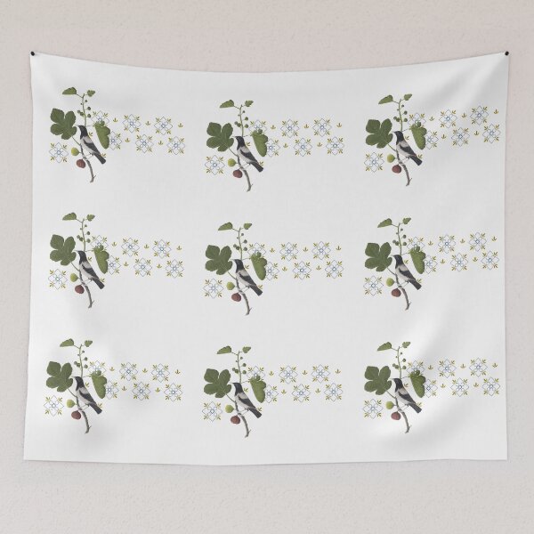 Item preview, A Collage of Avian Elegance, Linear Blooms, and Artistic Motifs designed and sold by atelierhol.