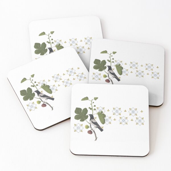 Item preview, A Collage of Avian Elegance, Linear Blooms, and Artistic Motifs designed and sold by atelierhol.