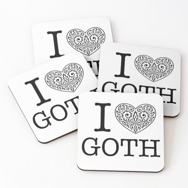 Item preview, I Love Goth NYC Style designed and sold by Logo-A-GoGo.