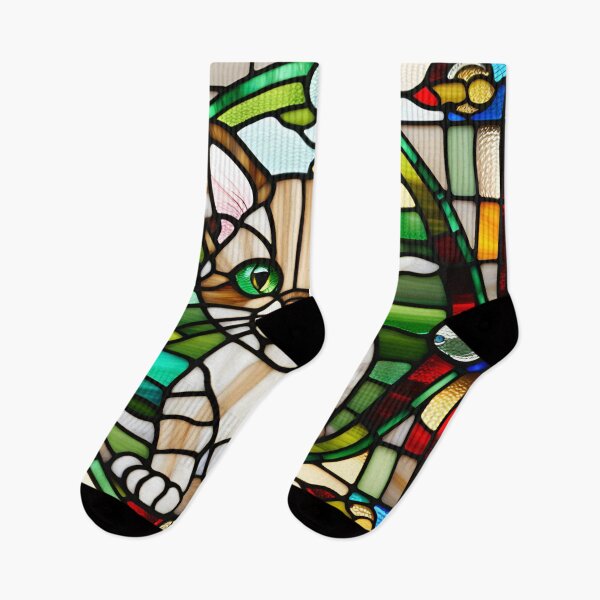 Item preview, Animal portraits in stained glass - Kitten 13 designed and sold by Visual Arts Sławomir Grzanek.