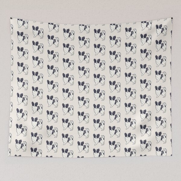 Item preview, papillon dog art designed and sold by Mayarart.
