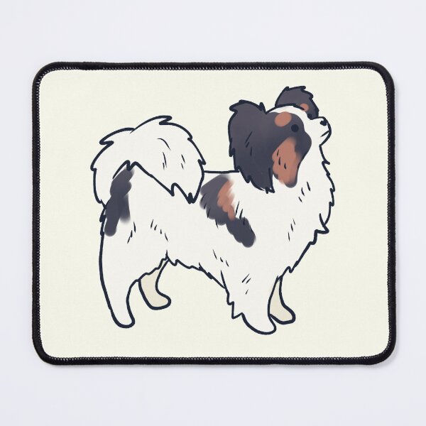 Item preview, papillon dog illustration designed and sold by Mayarart.